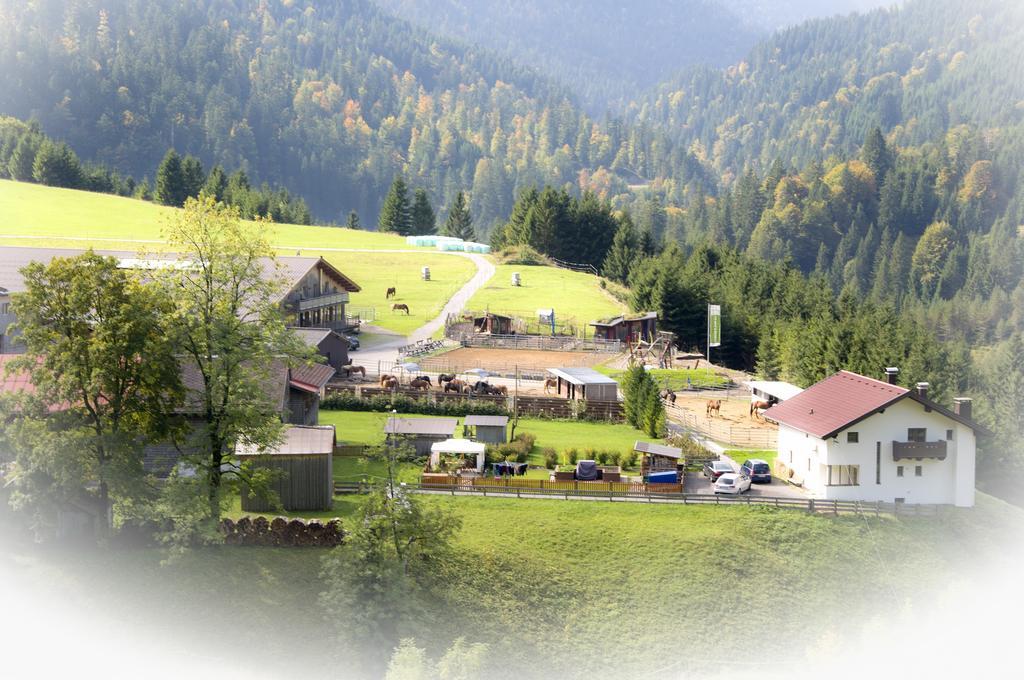 Reiterhof Berggut Gaicht Otel Nesselwängle Dış mekan fotoğraf