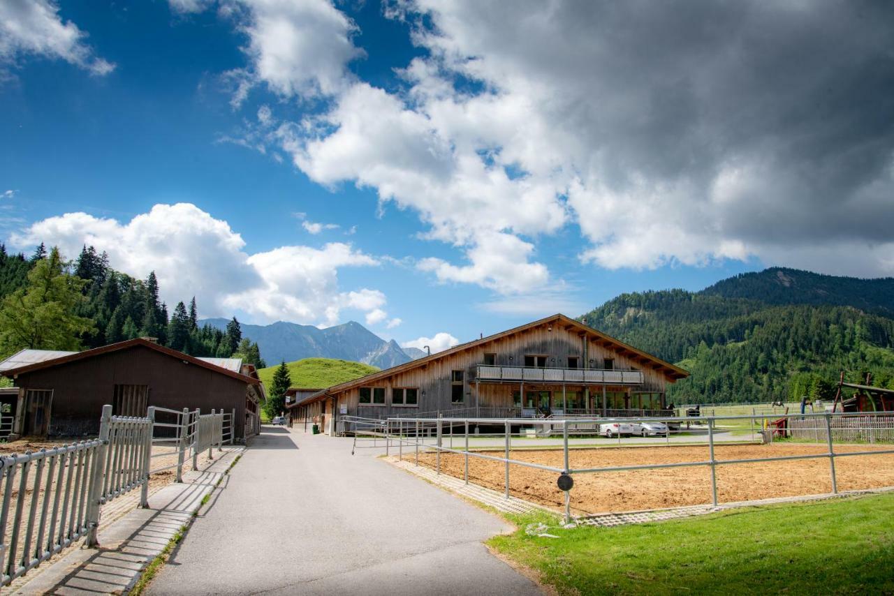 Reiterhof Berggut Gaicht Otel Nesselwängle Dış mekan fotoğraf