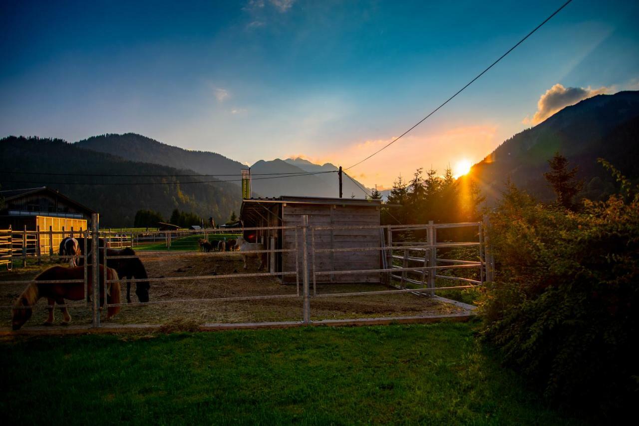 Reiterhof Berggut Gaicht Otel Nesselwängle Dış mekan fotoğraf